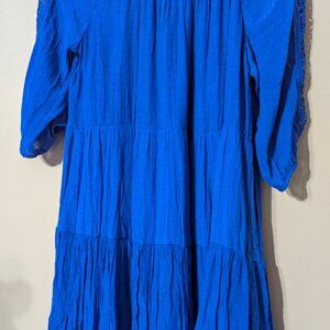 Indigo Rose 2X Electric Blue dress